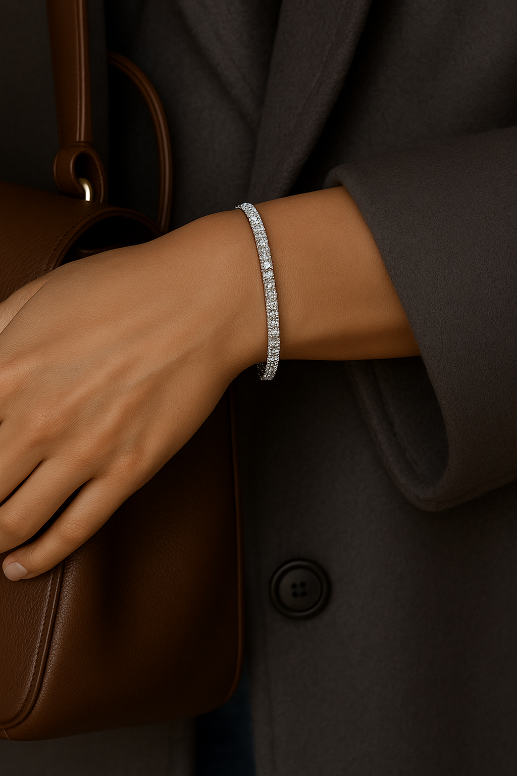 Diamond tennis bracelet