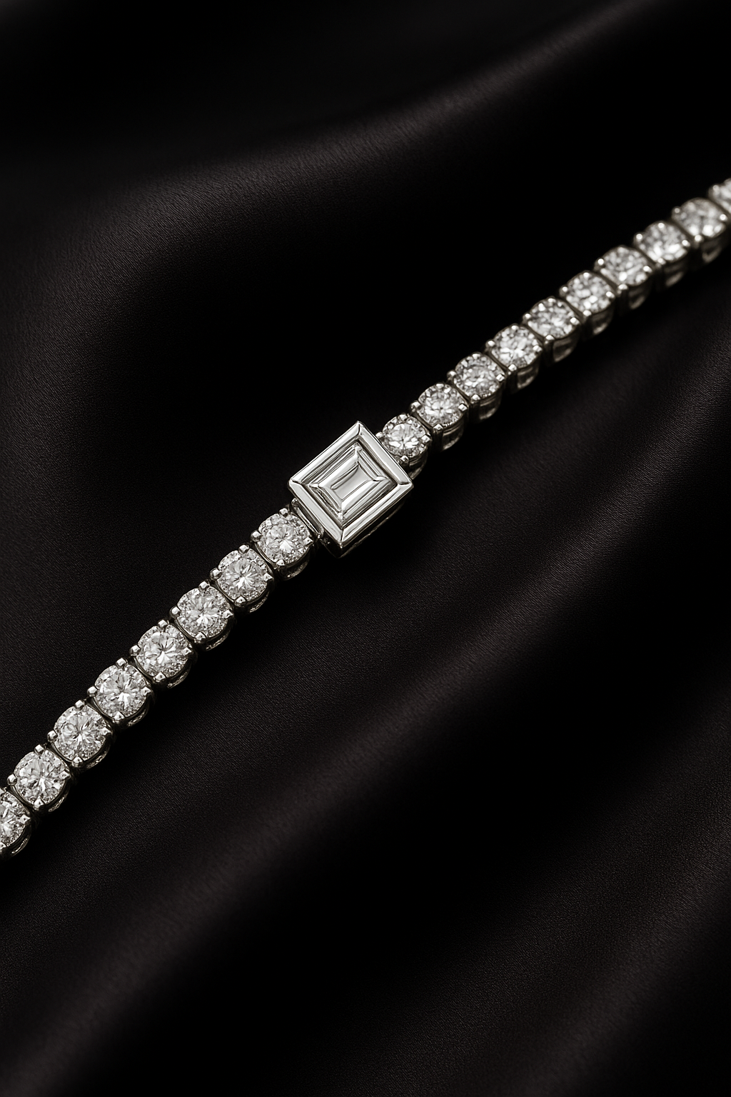 Diamond tennis bracelet